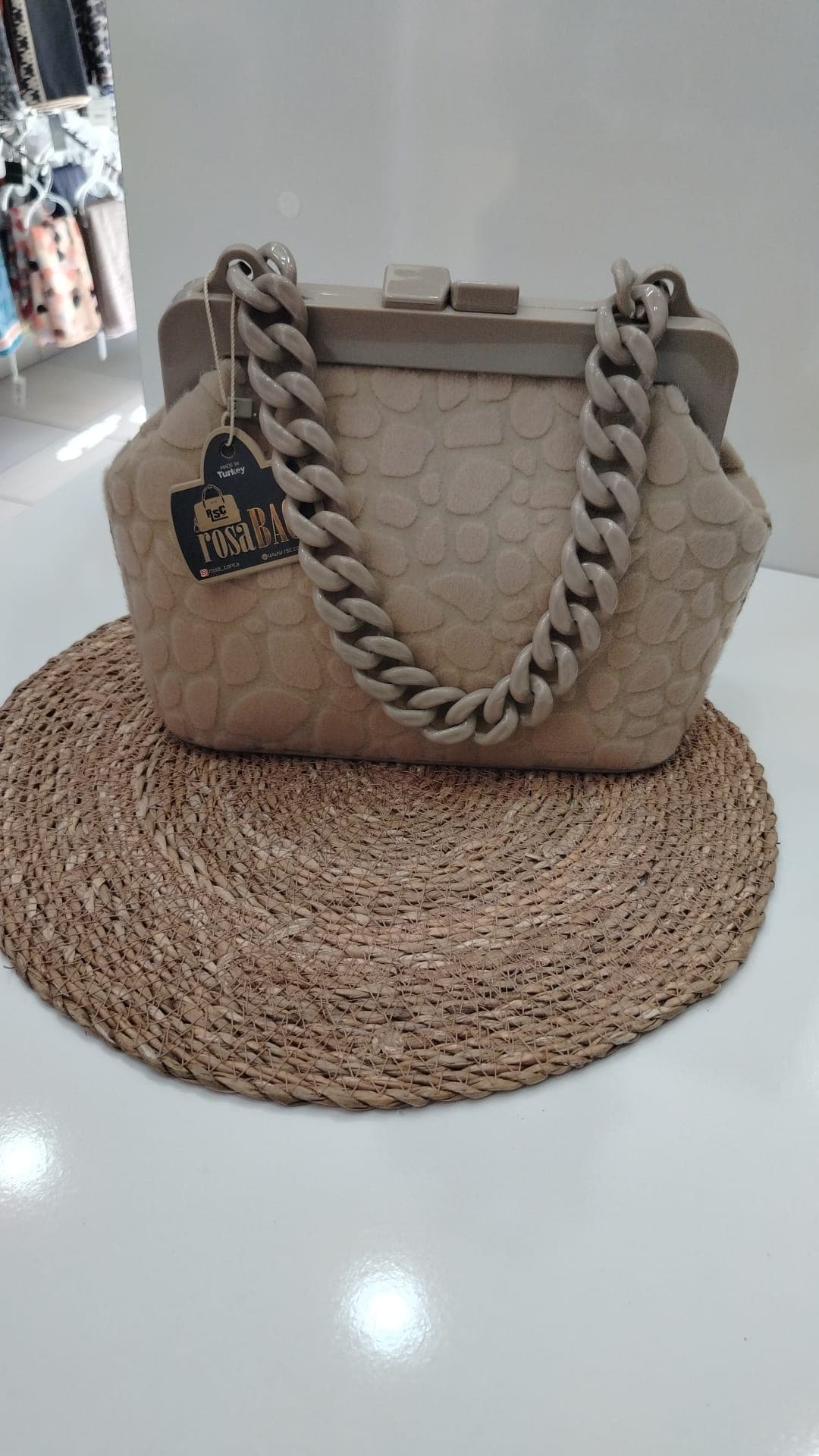 rosa BA zincir kuplu çanta