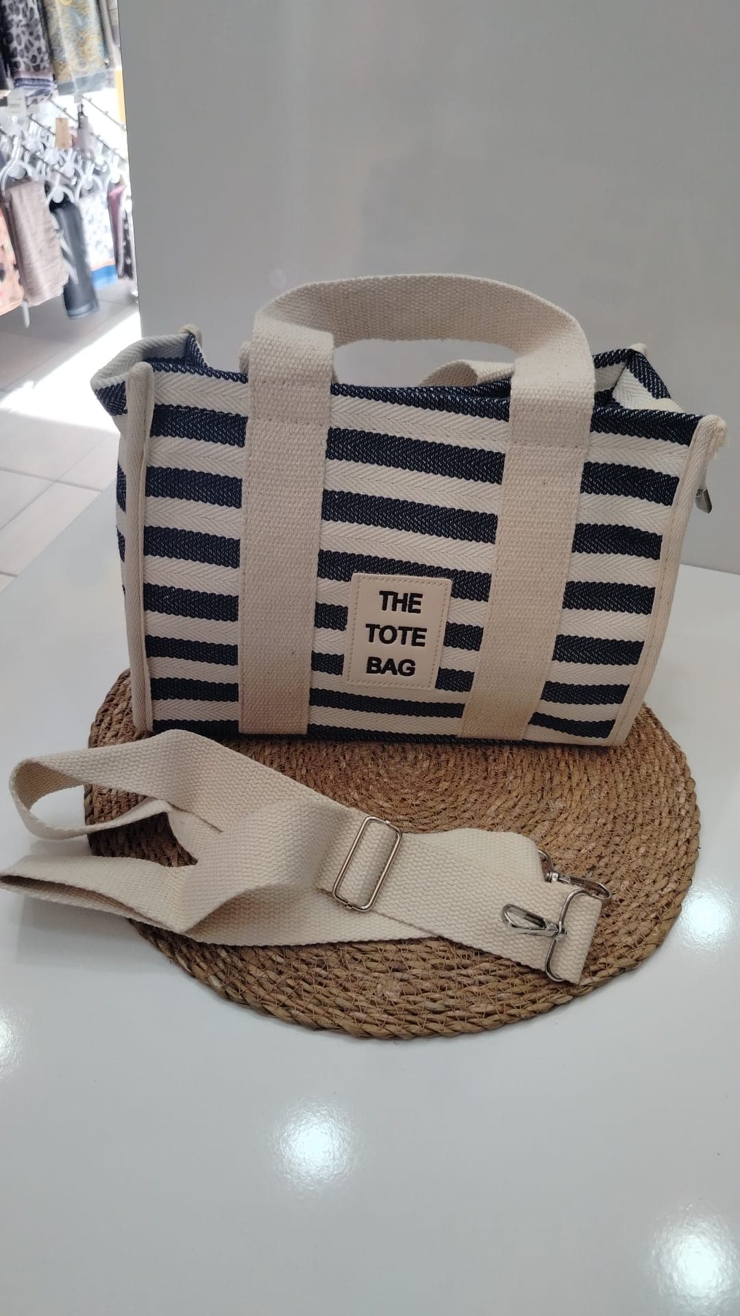 Lacivert Keten Çanta